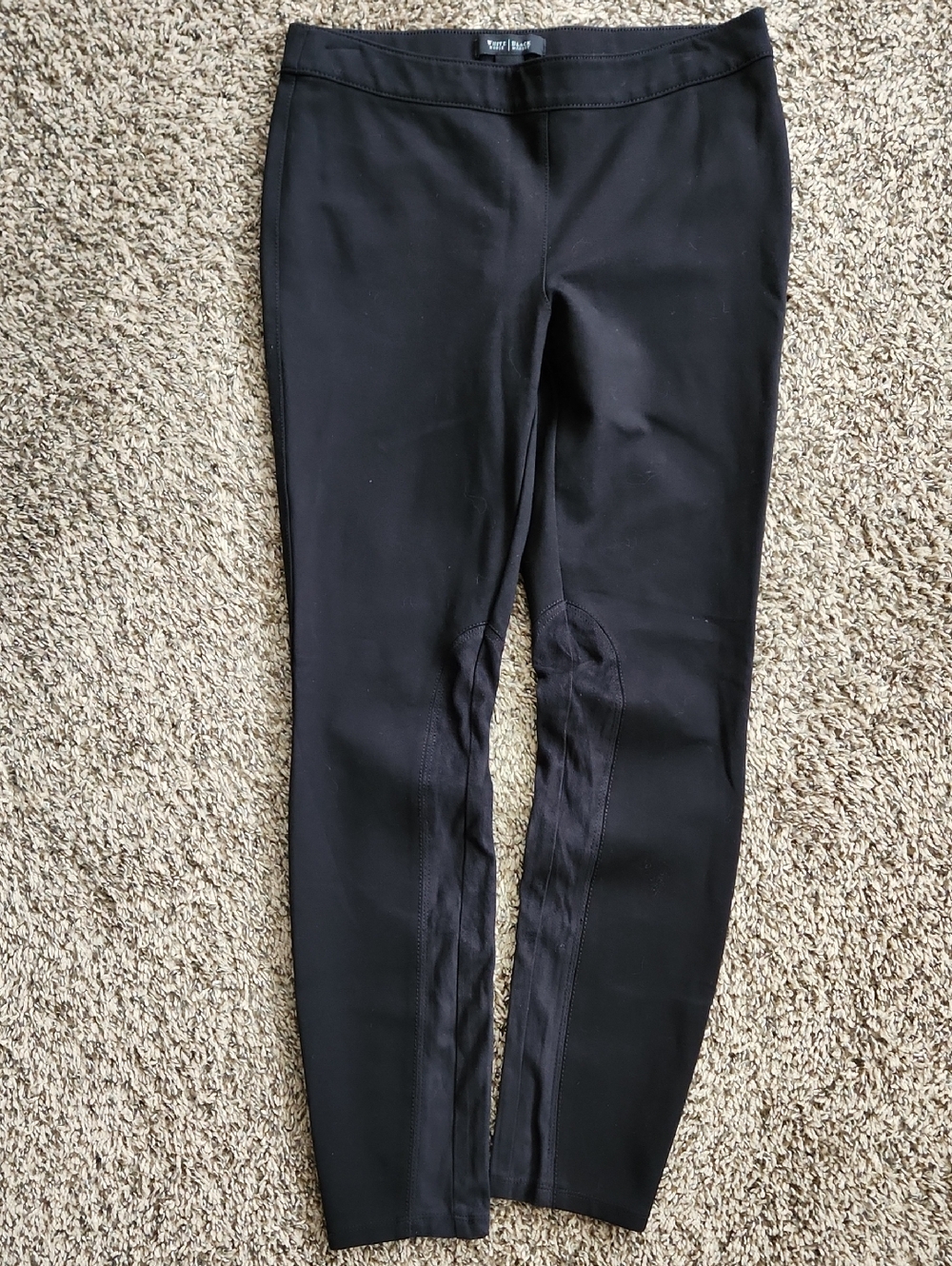 White House Black Market Black Stretch Ponte Leggings